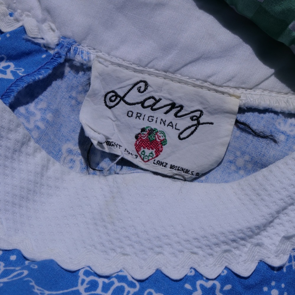 The cutest vintage 1950s/60s cotton garden lady novelty print fit & flare dress - Picture 4 of 10